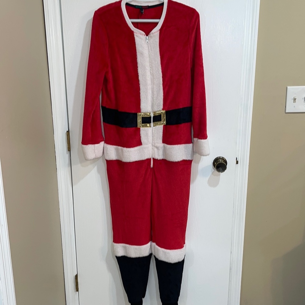 Santa onesie/ footies